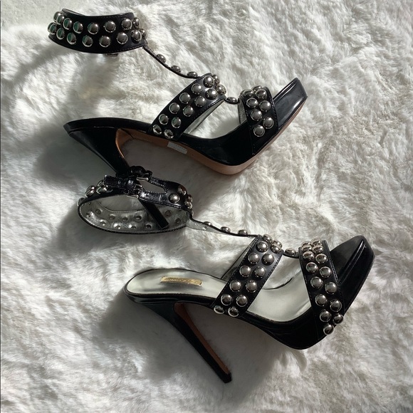 Report signature leather beaded platform heels - Picture 2 of 5